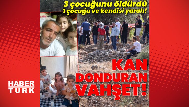 Son dakika: İzmir'de kan donduran olay! 3 çocuğunu öldürdü, 1'i de yaralı | Son dakika haberleri