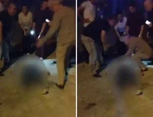 Eski nişanlısının elinde bıçak gören kadın balkondan atladı