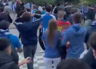 Espanyol – Barcelona maçında olay: Arabayla taraftarları ezdi