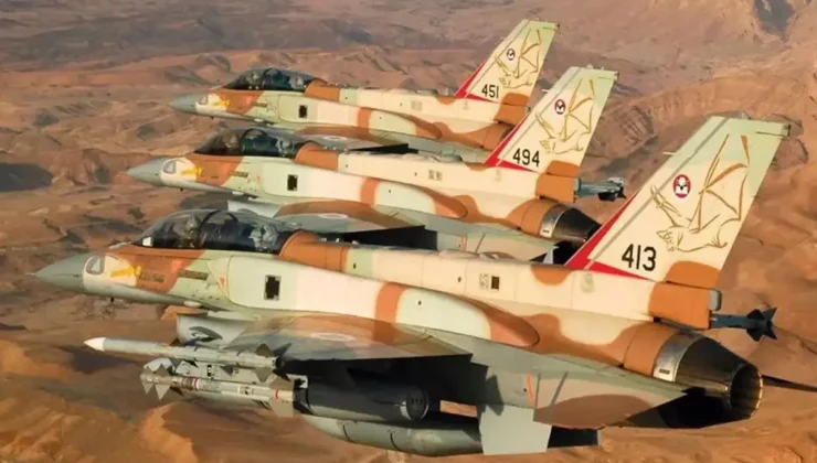 İsrail, Şam’a 5 savaş uçağıyla hava saldırıları düzenledi