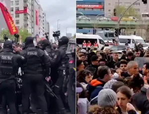 İstanbul’da 1 Mayıs gerginliği! Polis müdahale edince arbede yaşandı