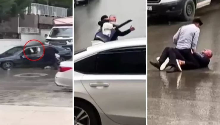 Kendisine silah çeken kayınpederine böyle müdahale etti