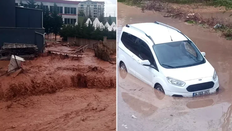 Kırıkkale’de sel felaketi! Tren seferleri durduruldu, ev ve iş yerleri sular altında kaldı
