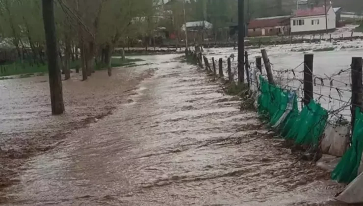 Sivas’ta sel felaketi! İki köyde hasar oluştu