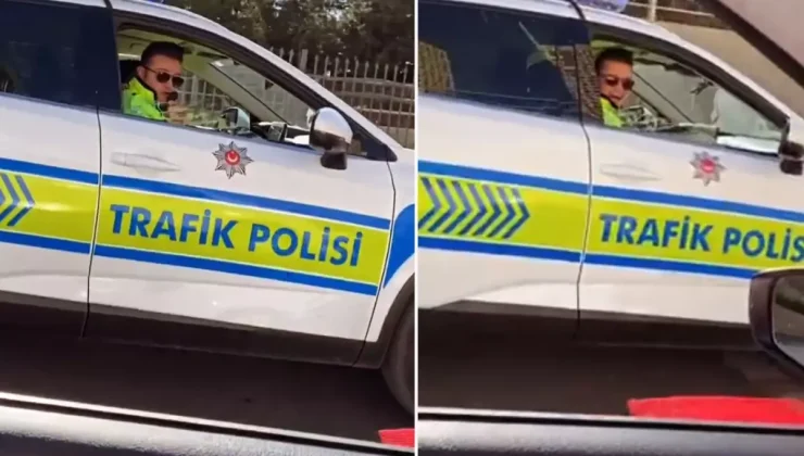 Son kez uyardı! Trafik polisinin, damada yaptığı anons bomba